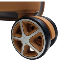 Чемодан маленький Snowball 59103 из полипропилена 38 л 55×37×21 см Серый