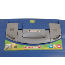 Чемодан Snowball 73104 большой 130 л Полипропилен Синий