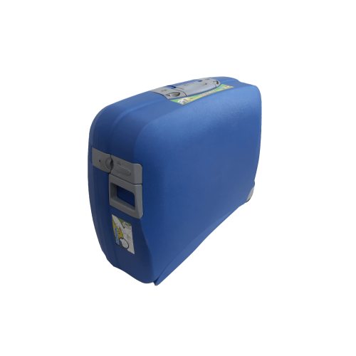 Чемодан Snowball 73104 большой 130 л Полипропилен Синий