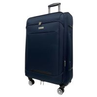 Чемодан Worldline Airtex 621 большой 110 л Полиэстер Темно-синий