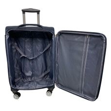 Чемодан Worldline Airtex 621 большой 110 л Полиэстер Темно-синий