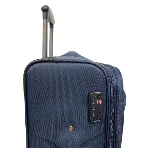 Чемодан Worldline Airtex 621 большой 110 л Полиэстер Темно-синий