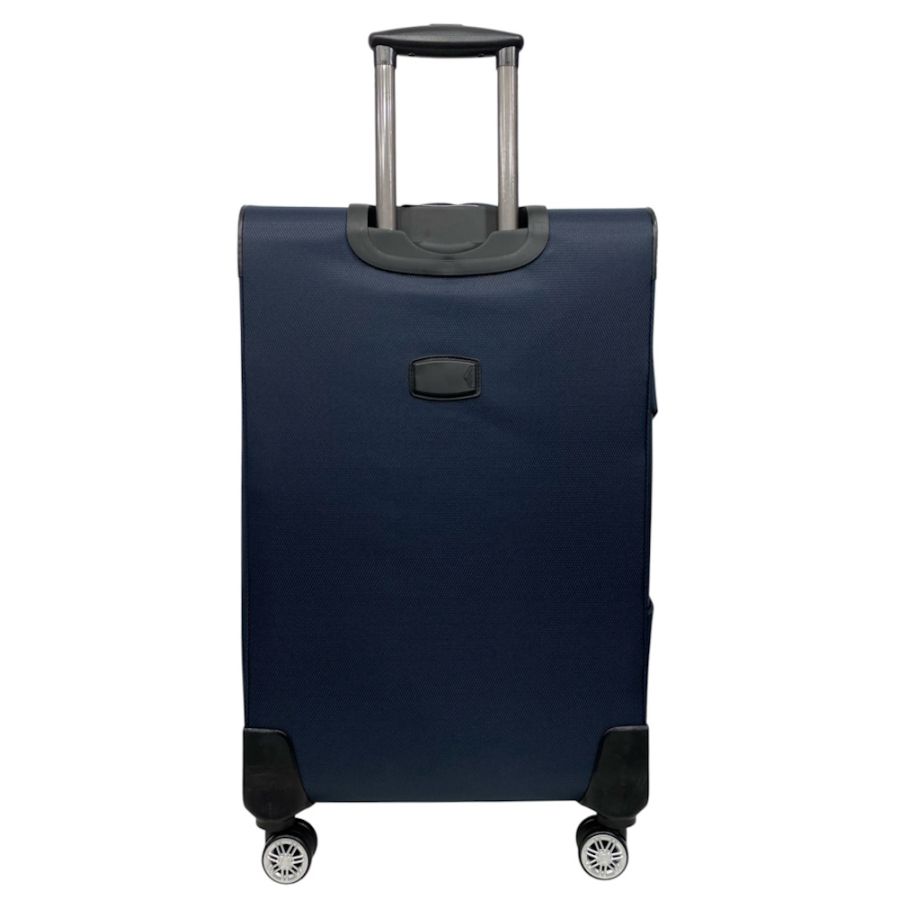 Чемодан Worldline Airtex 621 большой 110 л Полиэстер Темно-синий