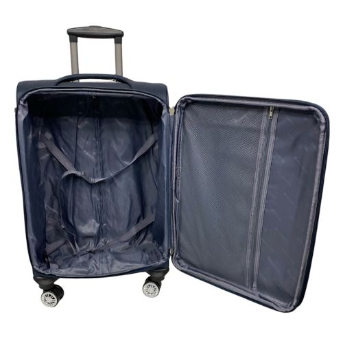 Чемодан Worldline Airtex 621 малый 40 л Ручная кладь TSA Полиэстер Темно-синий