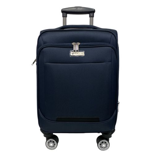 Чемодан Worldline Airtex 621 малый 40 л Ручная кладь TSA Полиэстер Темно-синий