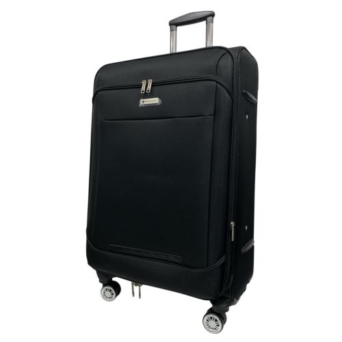 Чемодан Worldline Airtex 621 из полиэстера большой Черный