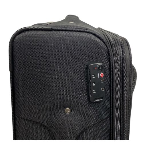 Чемодан Worldline Airtex 621 из полиэстера большой Черный