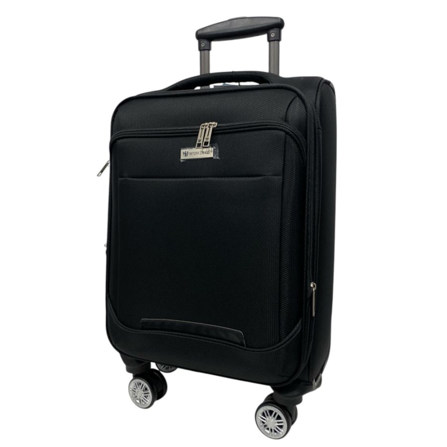 Чемодан Worldline Airtex 621 из полиэстера маленький для ручной клади Черный