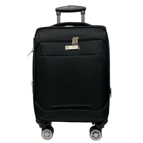 Чемодан Worldline Airtex 621 из полиэстера маленький для ручной клади Черный