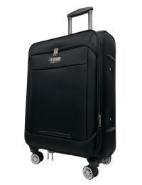 Чемодан Worldline Airtex 621 из полиэстера средний Черный