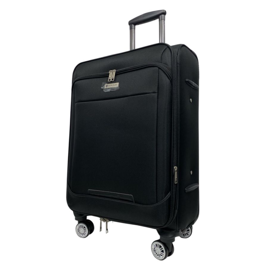 Чемодан Worldline Airtex 621 из полиэстера средний Черный