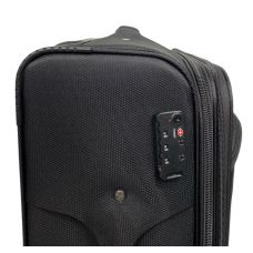 Чемодан Worldline Airtex 621 из полиэстера средний Черный