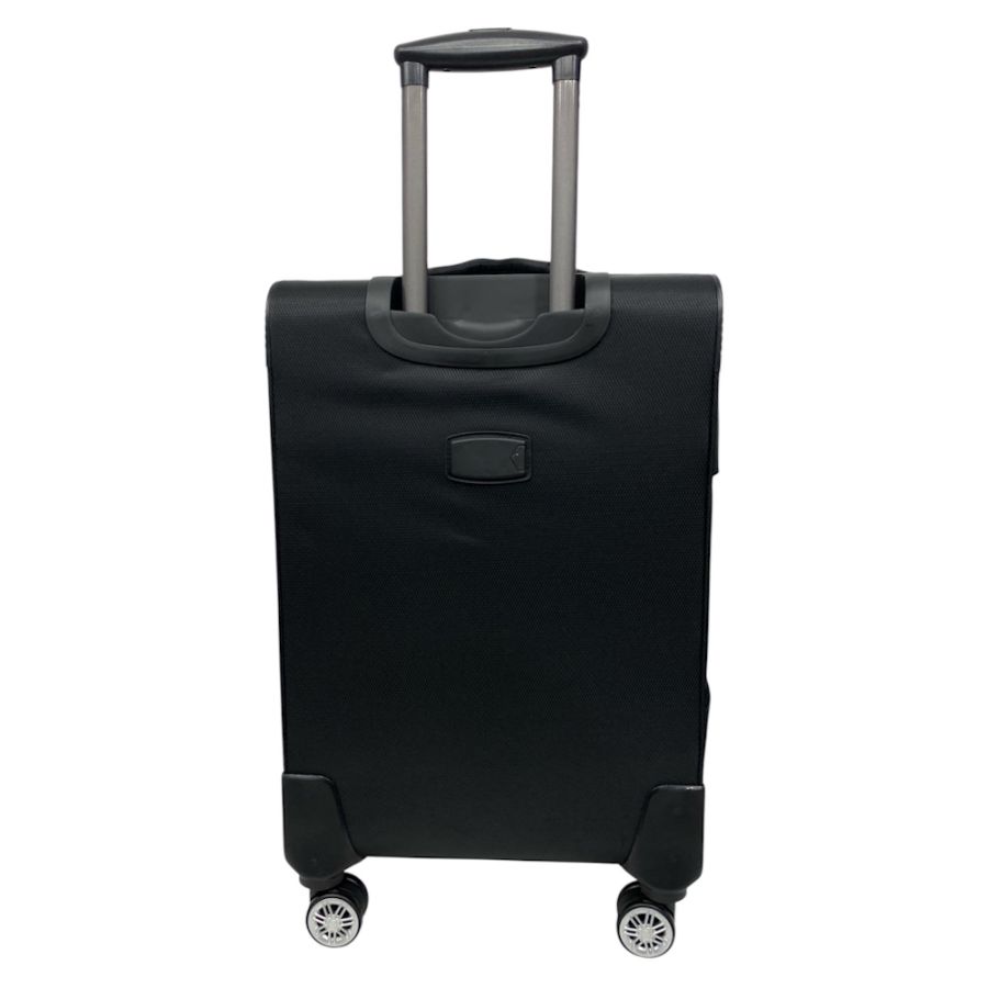 Чемодан Worldline Airtex 621 из полиэстера средний Черный