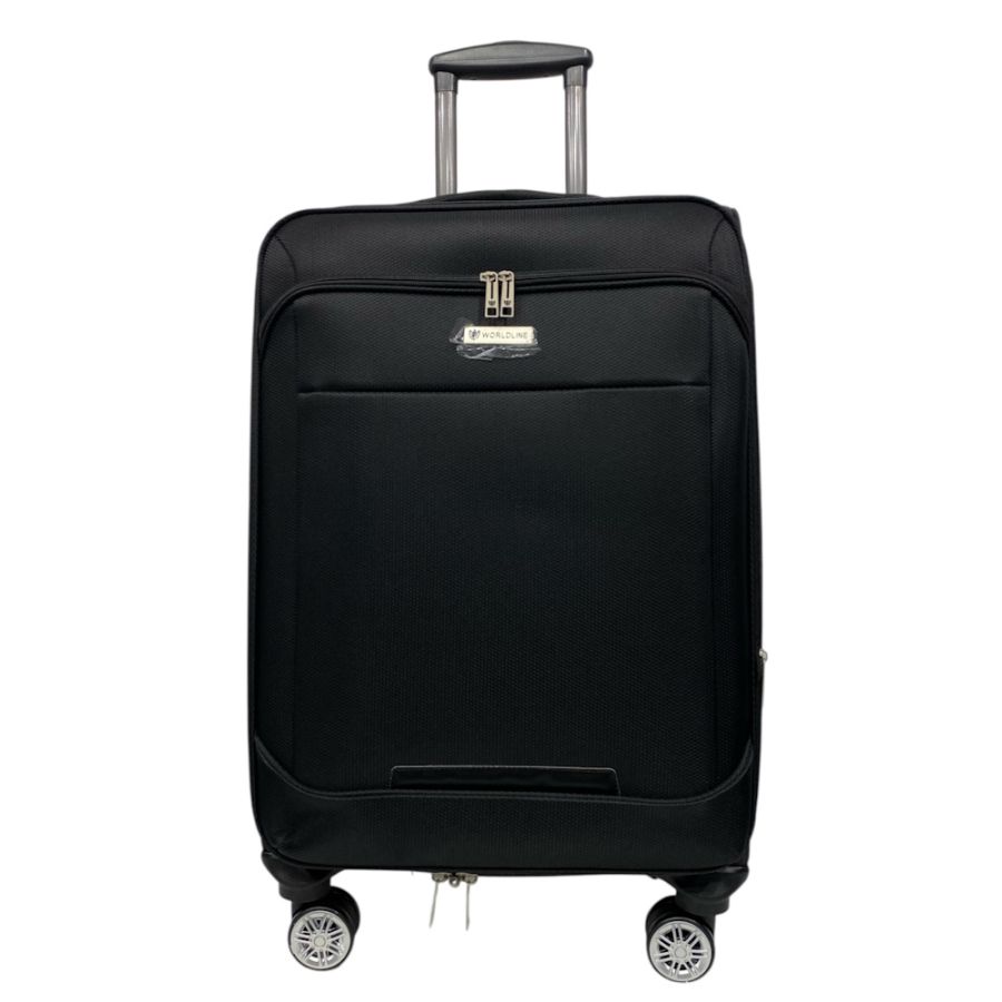 Чемодан Worldline Airtex 621 из полиэстера средний Черный