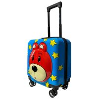 Детский чемодан D01 Blue Bear mini XS поликарбонат-ABS 45x38x27 см Синий