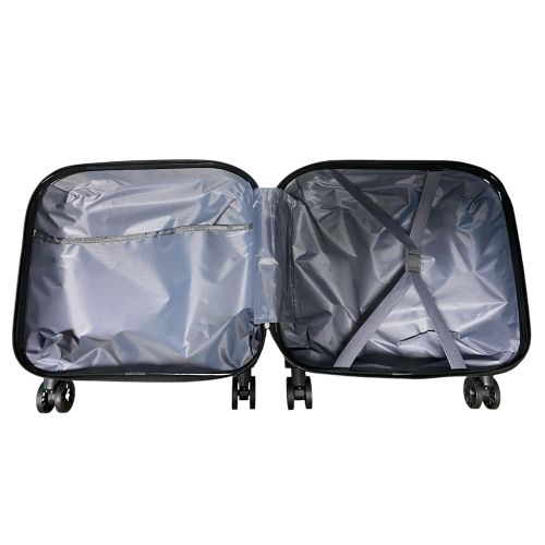 Детский чемодан D01 Cow mini XS поликарбонат-ABS 42x40x23 см