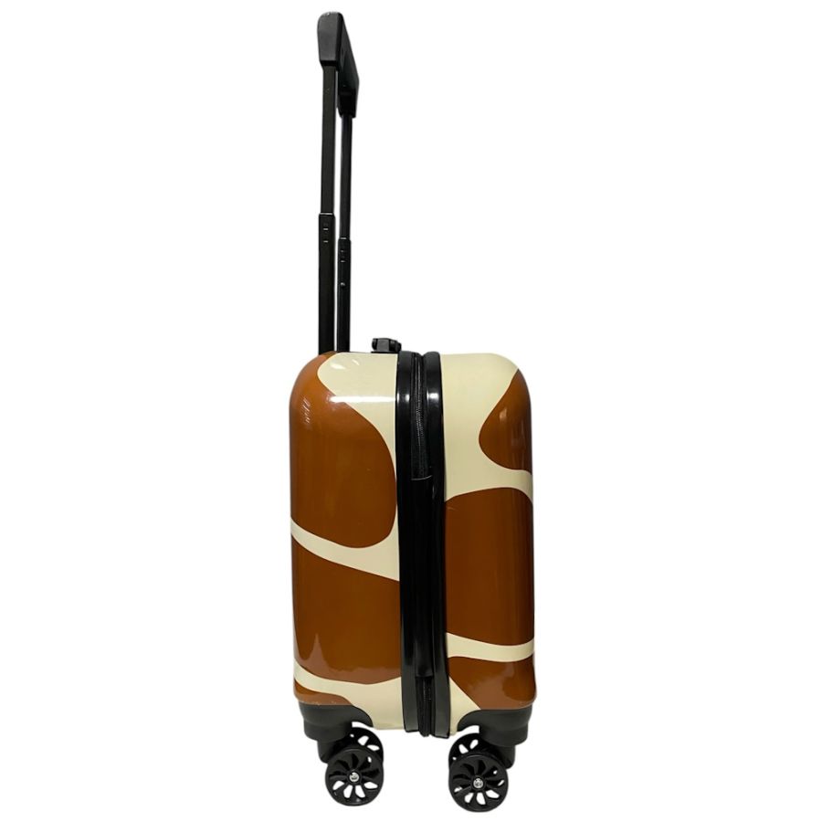 Детский чемодан D01 Cow mini XS поликарбонат-ABS 42x40x23 см