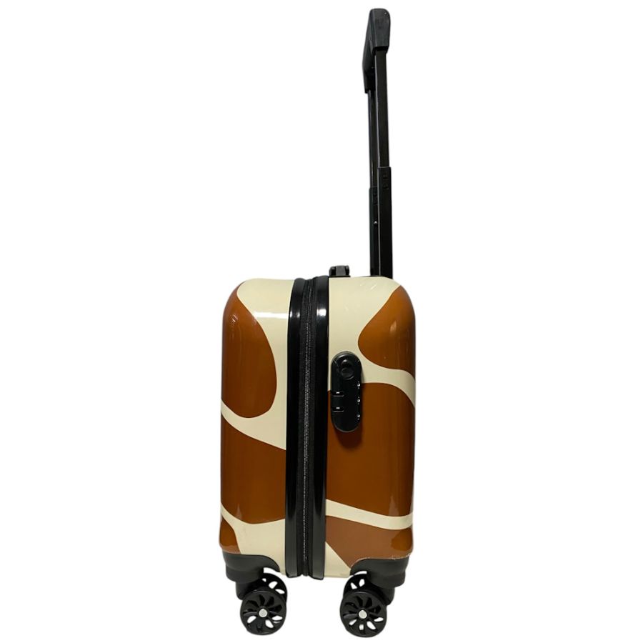 Детский чемодан D01 Cow mini XS поликарбонат-ABS 42x40x23 см