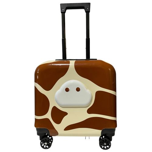 Детский чемодан D01 Cow mini XS поликарбонат-ABS 42x40x23 см