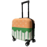 Детский чемодан D01 Strauberry мини XS поликарбонат-ABS 42x40x22 см