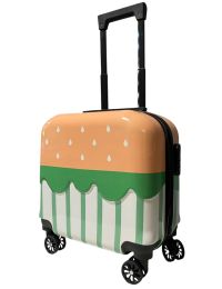 Детский чемодан D01 Strauberry мини XS поликарбонат-ABS 42x40x22 см