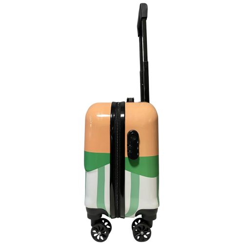 Детский чемодан D01 Strauberry мини XS поликарбонат-ABS 42x40x22 см