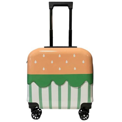 Детский чемодан D01 Strauberry мини XS поликарбонат-ABS 42x40x22 см