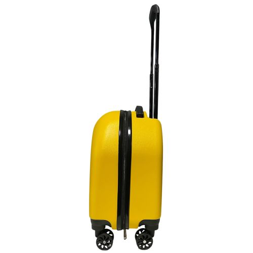 Детский чемодан D01 Yellow Dino mini XS поликарбонат-ABS 46x34x23 см Желтый