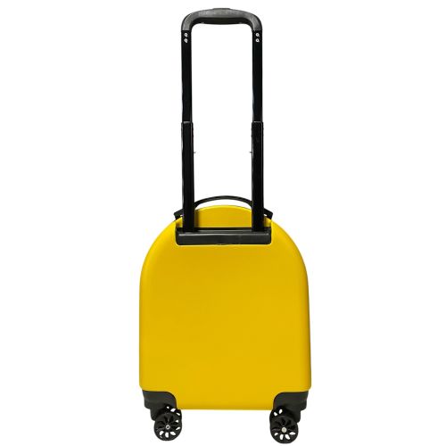 Детский чемодан D01 Yellow Dino mini XS поликарбонат-ABS 46x34x23 см Желтый
