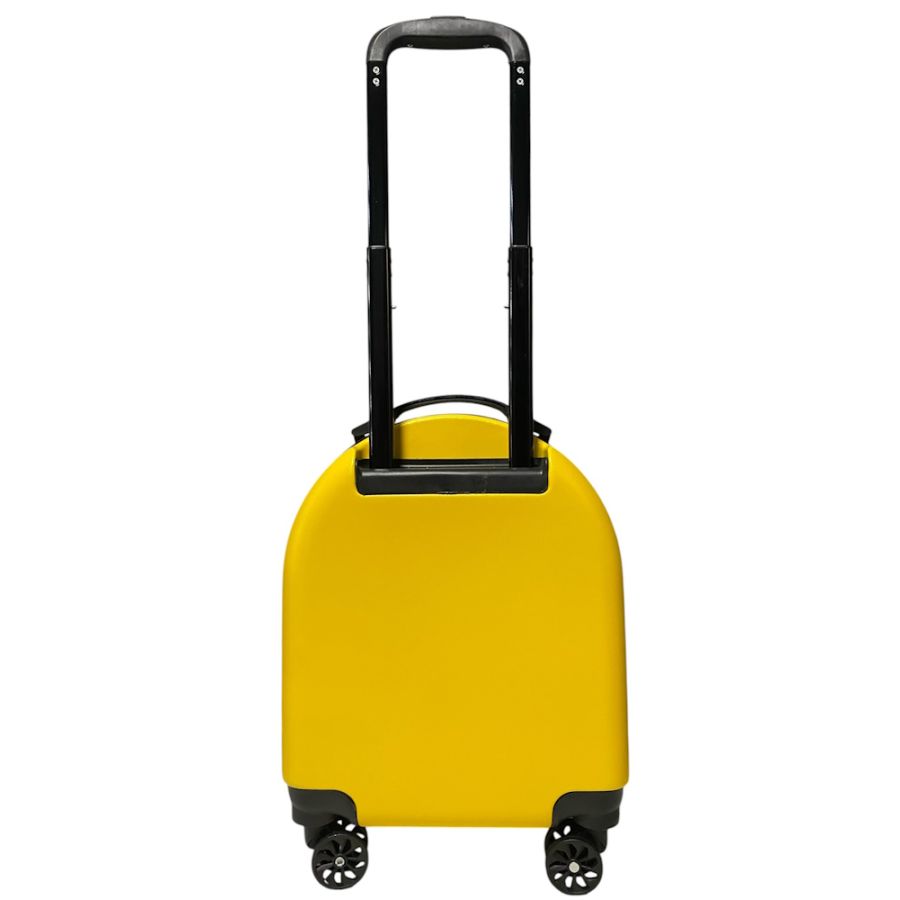 Детский чемодан D01 Yellow Dino mini XS поликарбонат-ABS 46x34x23 см Желтый