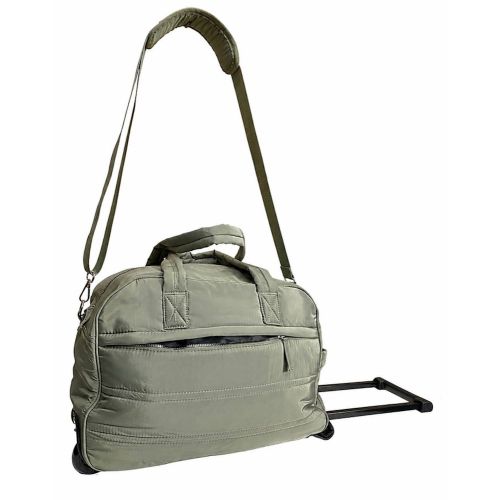 Дорожная сумка на колесах JBTB132 40×30×20 см 20 л 1,1 кг Хаки