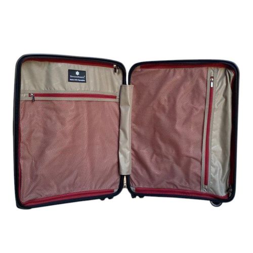 Чемодан маленький Snowball 94103B S полипропилен 55×39×20 см Красный