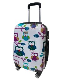 Чемодан средний Worldline Airtex 809 Hibou поликарбонат 64×45×26 см 60 л Разноцветный