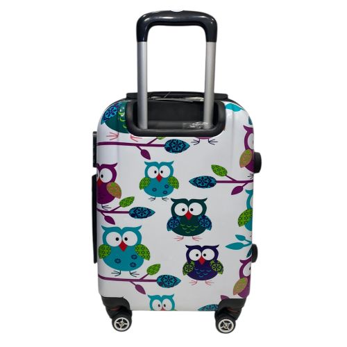 Чемодан средний Worldline Airtex 809 Hibou поликарбонат 64×45×26 см 60 л Разноцветный