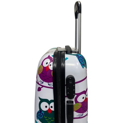 Чемодан средний Worldline Airtex 809 Hibou поликарбонат 64×45×26 см 60 л Разноцветный
