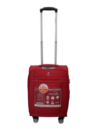 Чемодан маленький Airtex 6522 нейлон 500D 56×36×22 см 34 л Красная