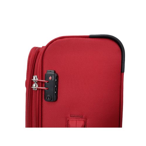 Чемодан маленький Airtex 6522 нейлон 500D 56×36×22 см 34 л Красная