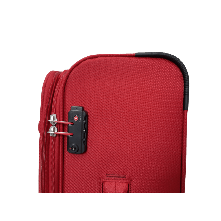 Чемодан маленький Airtex 6522 нейлон 500D 56×36×22 см 34 л Красная