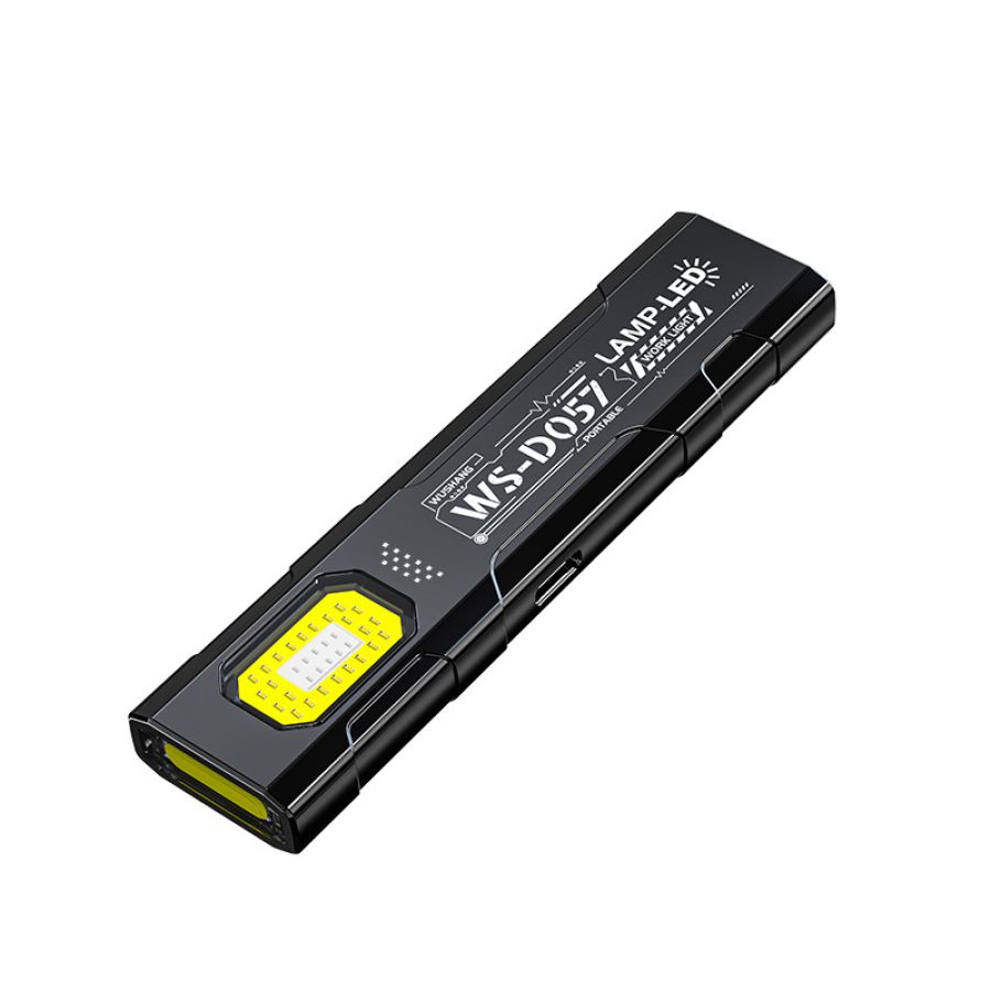 WS-D057: ультратонкий EDC-фонарь COB 550 lm с магнитом и клипсой