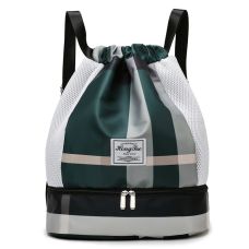 Женский рюкзак с отделом для обуви Зелёный