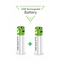 Аккумуляторы SMARTOOOLS AA 1.5V Li-ion Type-C, 2600 mWh, быстрая зарядка 1.5 ч, 2 шт + кабель