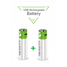 Аккумуляторы SMARTOOOLS AA 1.5V Li-ion Type-C, 2600 mWh, быстрая зарядка 1.5 ч, 2 шт + кабель