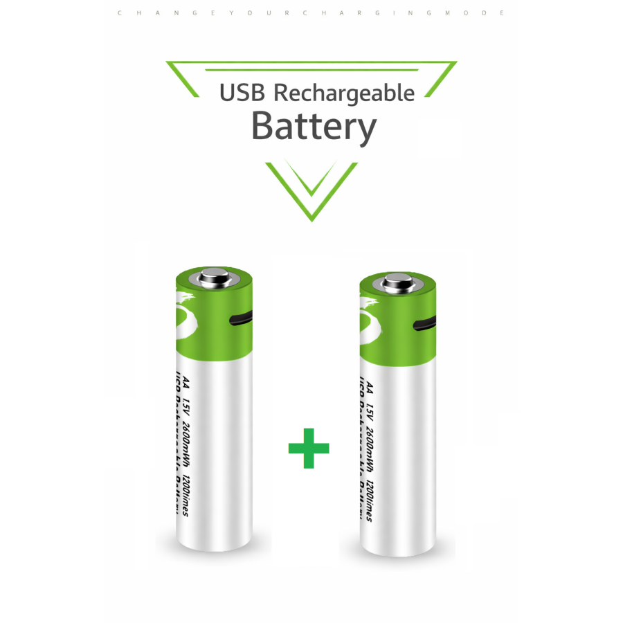 Аккумуляторы SMARTOOOLS AA 1.5V Type-C (2 шт)