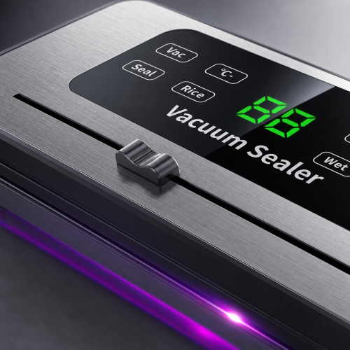Вакууматор автоматический 120W с регулировкой температуры запайки — WET/DRY, шов 30 см