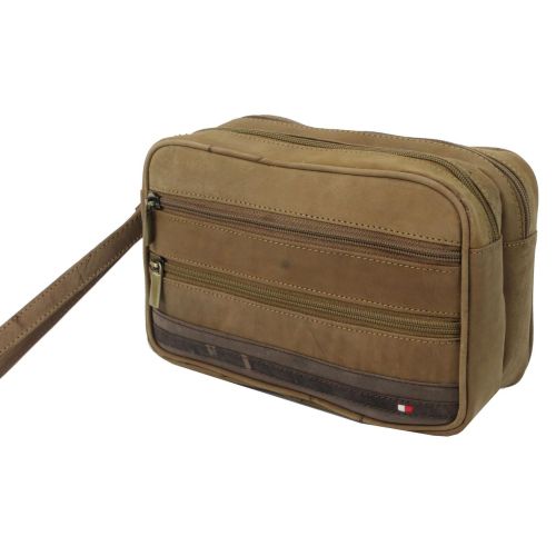 Борсетка кожаная Always Wild S32R Коричневая