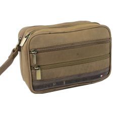 Борсетка кожаная Always Wild S32R Коричневая