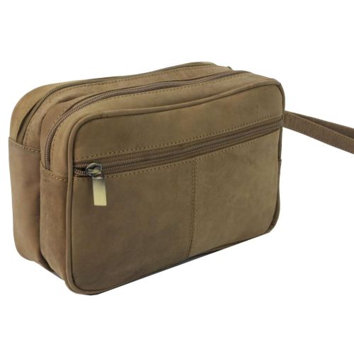 Борсетка кожаная Always Wild S32R Коричневая