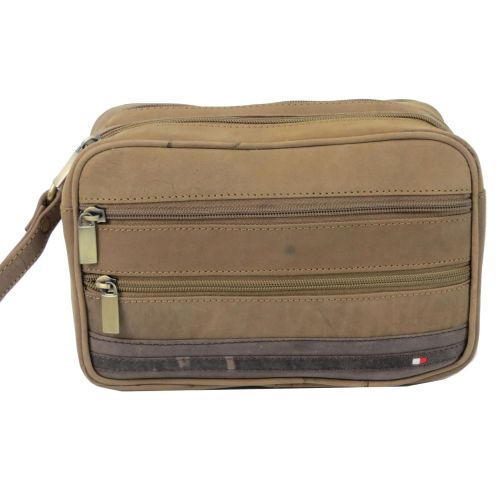 Борсетка кожаная Always Wild S32R Коричневая