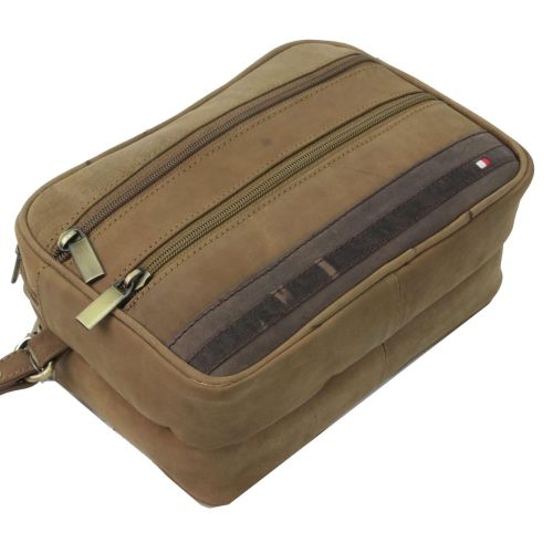 Борсетка кожаная Always Wild S32R Коричневая