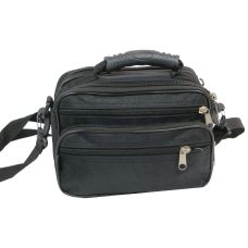 Сумка-барсетка мужская Wallaby компактная 23х17 см Черная